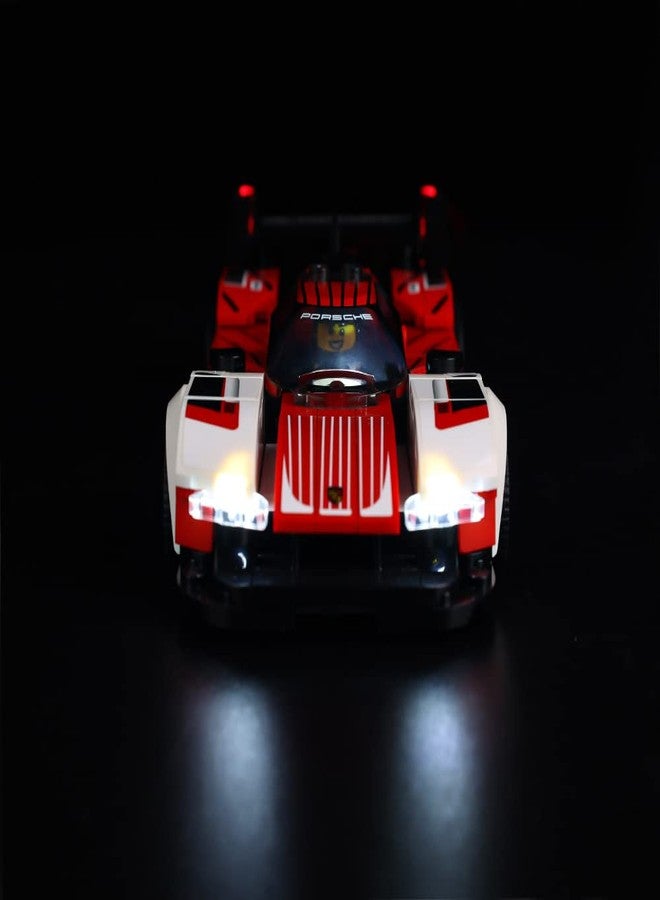 Kyglaring طقم إضاءة LED من Kyglaring (بدون نموذج) مصمم لمجموعة بناء نموذج سيارة السباق Lego Porsche 963 76916 - بدون مجموعة Lego (الإصدار الكلاسيكي) - Image 3